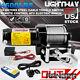 Offroad 4500lb Winch Atv Ute 12v Electric Remote Waterproof Boat Steel Cable Kit