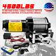 Offroad 4500lb Winch For Atv Ute 12v Electric Remote Waterproof Boat Steel Cable