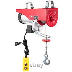 PA1000 Electric Wire Hoist Winch 2200Lbs Engine Crane Lift Wired Remote Control