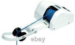 Pactrade Marine Boat White Electric Anchor Winch 30lb 12V 100ft Braided Line