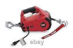 Portable Electric Lifting Pulling Winch Construction Garage 1000lb 120V Corded