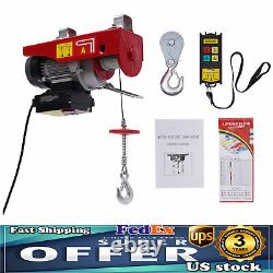 Professional 440 LBS Electric Hoist Winch Crane With Wireless Remote Control