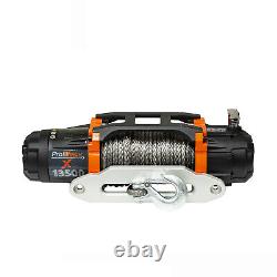 Prowinch 13500 lbs Electric Waterproof Winch Synthetic Rope Aluminum Wireless