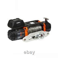 Prowinch 13500 lbs Electric Waterproof Winch Synthetic Rope Aluminum Wireless