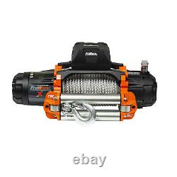 Prowinch 9500 lbs Electric Waterproof Winch Steel Rope Steel Roller 24V Wireless