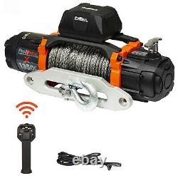 Prowinch Electric Waterproof Winch 13500 lbs Synthetic Rope Aluminum Wireless