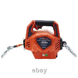 Prowinch Portable Electric Winch Hoist 500 lbs. Rechargeable Battery Powered Wir