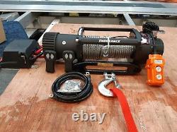 RECOVERY WINCH 13500LB ELECTRIC WINCH WITH STEEL TRUCK ROPE @ £289.00 inc vat