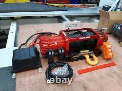 RECOVERY WINCH ELECTRIC 13500LB TRUCK WINCH + SYNTHETIC ROPE @ £325.00 inc vat