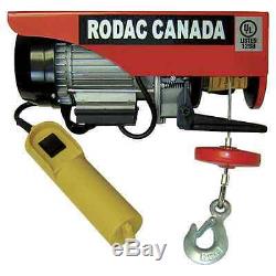 Rodac 1000/2000lb 110 Volts Electric Winch Hr1000