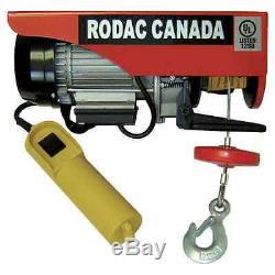 Rodac 440/880lb 110 Volts Electric Winch Hr400