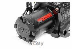 Rough Country 12000Lb Electric Winch Recovery System withSynthetic Rope PRO12000S