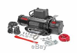 Rough Country 9500-Lb Electric Winch Recovery System withSynthetic Rope PRO9500S