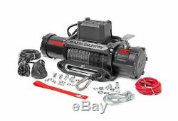 Rough Country 9500-Lb Electric Winch Recovery System withSynthetic Rope PRO9500S