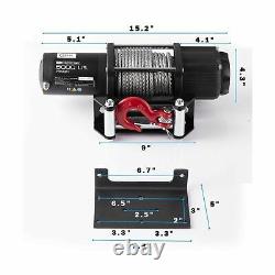 Rugcel Electric Winch 12V DC 5000 Lb Off Road Automatic Powersports ATV Utility
