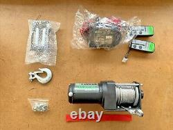 STEGODON Electric Winch 2500lbs 12V DC Steel Cable with Remote 4WD