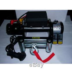 STO 13000LB Electric Recovery Winch Universal DC12V/24V Steel Cable Rope Towing