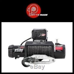 Smittybilt 98495 9,500 lbs XRC Gen 2 Comp Series Winch with Synthetic Rope