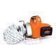 Superhandy Guo076 48v 2000lbs Max Cable Electric Portable Towing Winch Hoist