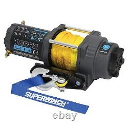 Superwinch 1125270 Terra Vehicle Mounted 12V Electric 2500lb Capacity Rope Winch