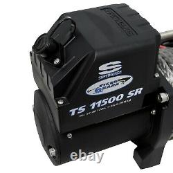 Superwinch 11500Sr Winch 11500Lbs 12 Vdc 3/8 X 80' Synthetic Rope Remote Control