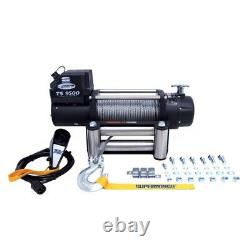Superwinch 1595200 Tiger Shark 9500 lbs 12V Winch with Roller Fairlead