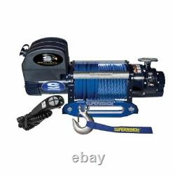 Superwinch 1612201 Winch Electric 12V 12500lb Hawse Fairlead 80ft Synthetic Line