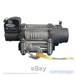 Superwinch 17500 LBS 12 VDC 1/2in x 90ft Steel Rope Tiger Shark 17500 Winch