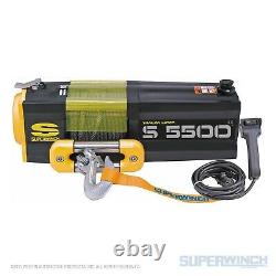 Superwinch S5500 Winch with 60 Steel Rope and 5,500 lb. Capacity 1455200