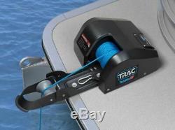 TRAC Pontoon 35lb Electric Anchor Dech Winch Black Freshwater T10109-G3
