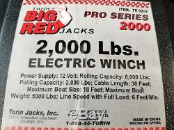 Torin Big Red 2000 lbs Electric Winch TR 9202