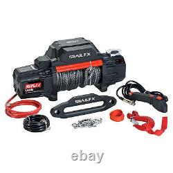 TrailFX 12V Electric Winch with Synthetic Rope & 9,500 lbs. Capacity WRS95B