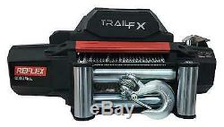 Trail FX WR08B Recovery Winch 12 Volt 8000LBS Capacity 94' Wire Rope