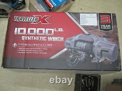 Traveller X 10,000 lb Truck Electric Winch with Synthetic Rope & Wireless Remote
