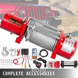 Truck Winch Electric Winch 13000LBS 12V Power Winch 85ft Steel Cable for UTV ATV