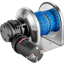 VEVOR 0.2x148' Electric Anchor WinchDrum Winch TW180 5500LB Load Rope Full Kit