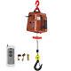 Vevor 110v Portable Electric Hoist Winch Ac Corded 1100 Lbs Remote Control