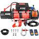 Vevor 12v Electric Winch 14500lbs Synthetic Rope 9.5mmx26m Wireless Atv Winch