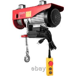 VEVOR 1760LBS Electric Wire Cable Hoist Winch Crane Lift with 6.6ft Control Cord