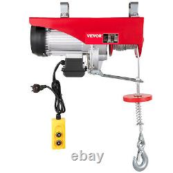 VEVOR 1760lbs Overhead Electric Hoist Crane Lift Garage Winch with Remote 110V