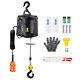 Vevor 3-in-1 Portable Electric Hoist Winch 1100lbs Wired/wireless Remote Control