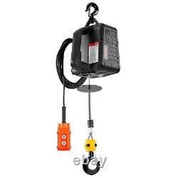 VEVOR 3-in-1 Portable Electric Hoist Winch 1100lbs Wired/Wireless Remote Control
