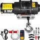 Vevor 5700lb Electric Winch 12v Trailer Synthetic Rope Off Road For Truck Pickup