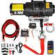 Vevor 5700lb Electric Winch 12v Trailer Synthetic Rope Off Road For Truck Pickup