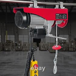 VEVOR Electric Hoist 1760 lbs Crane Winch with 14FT Wired Remote Control 110V