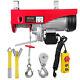 Vevor Electric Hoist 880lbs Crane Winch With Wired Remote Control 850w 110v