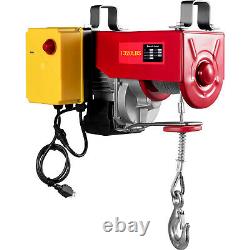 VEVOR Wireless Remote Control 1320lbs Electric Cable Hoist Crane Winch Lifting