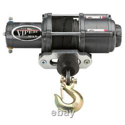 VIPER Max 5000lb Winch 1/4? X 40 Black Synthetic Rope