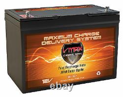 VMAXMB127 9000LB 12500LB Rock Crawler Winch 12V AGM HiPow 220min RCap Battery