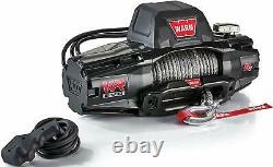WARN 103251 VR EVO 8-S Electric 12V DC Winch with Synthetic Rope 8,000 lb Cap